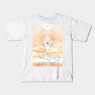 Venus - Space Travel Art Print Kids T-Shirt